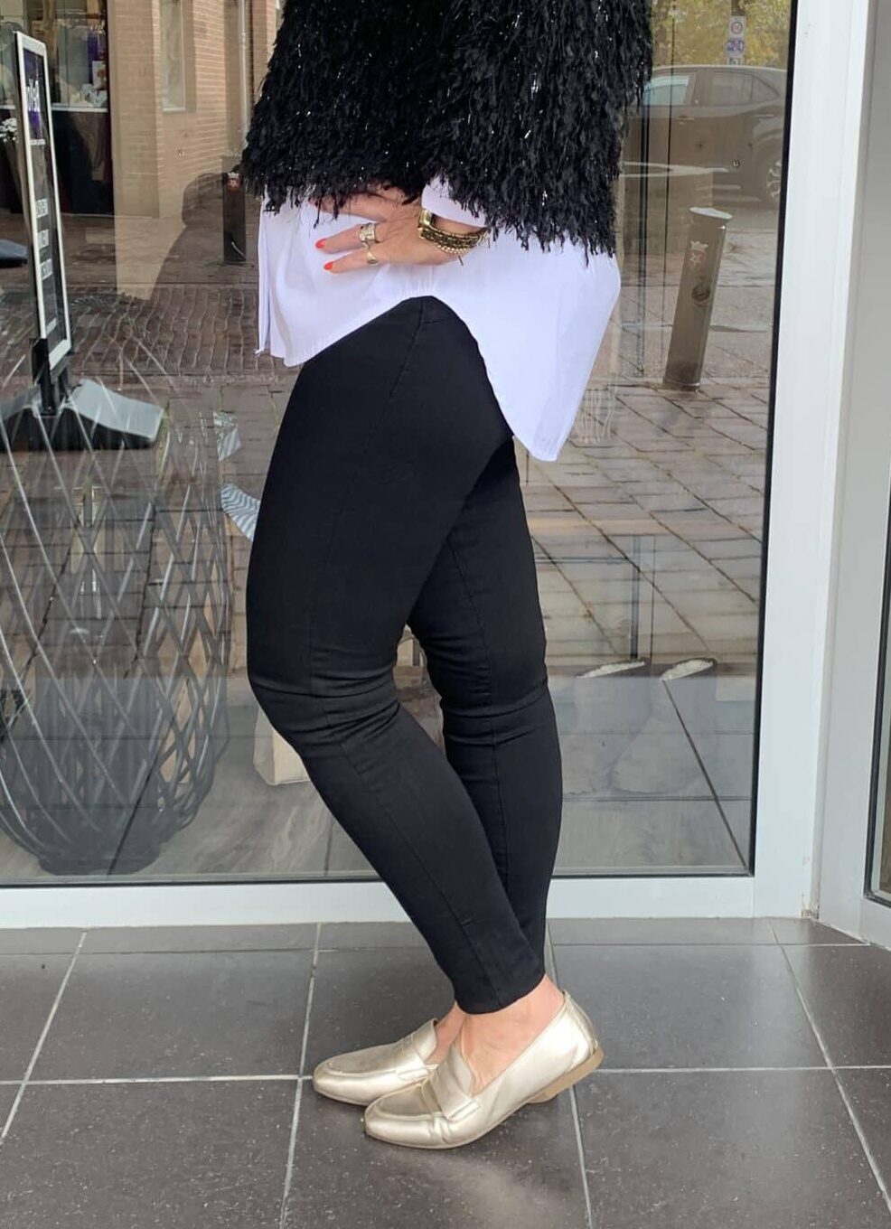 Alternative view of Norfy broek Skinny Britta Zwart