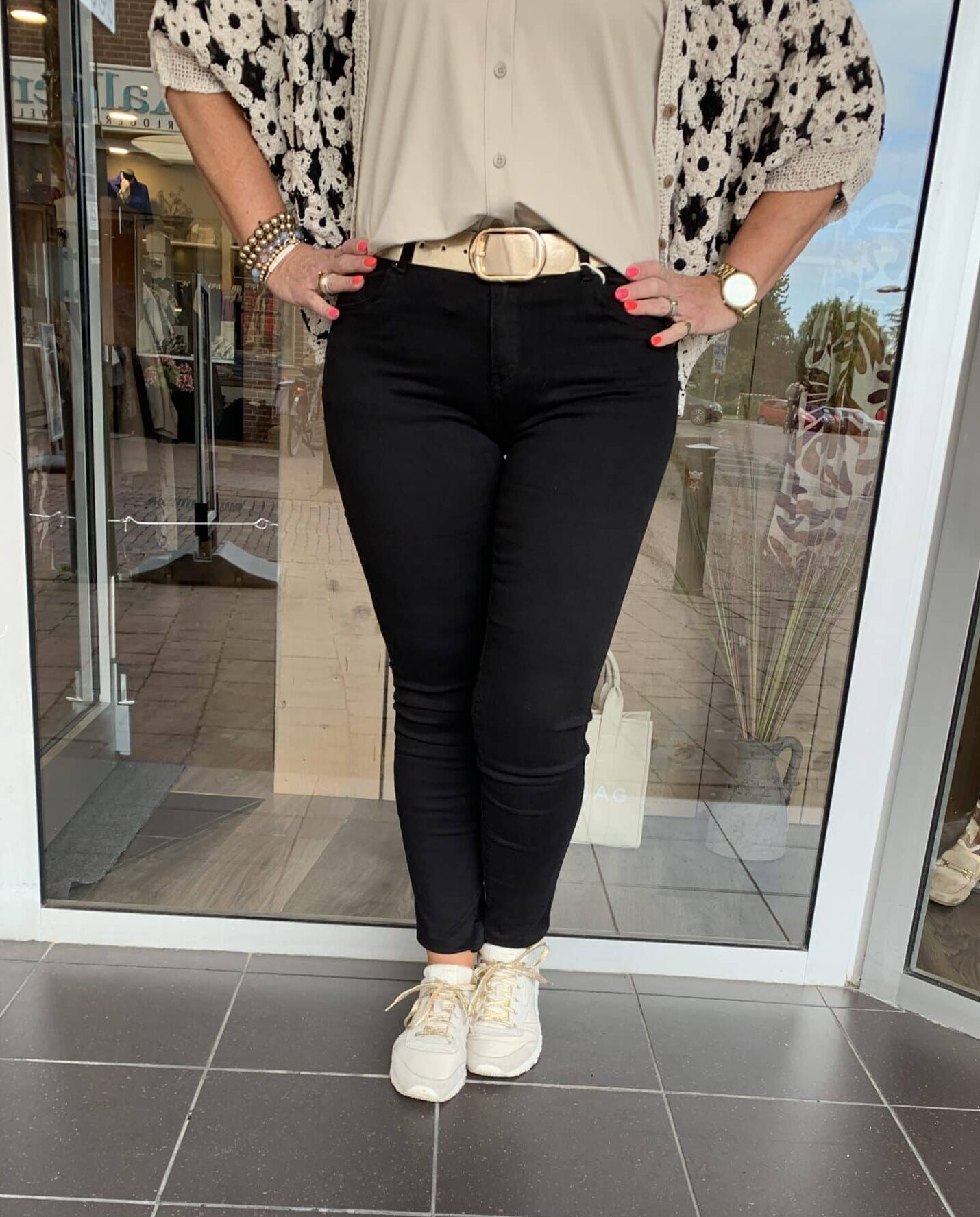 Norfy Broek Skinny Lauren Zwart