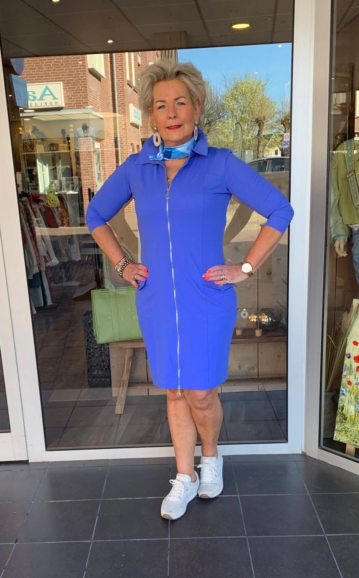 TravelDress Angie Kobaltblauw
