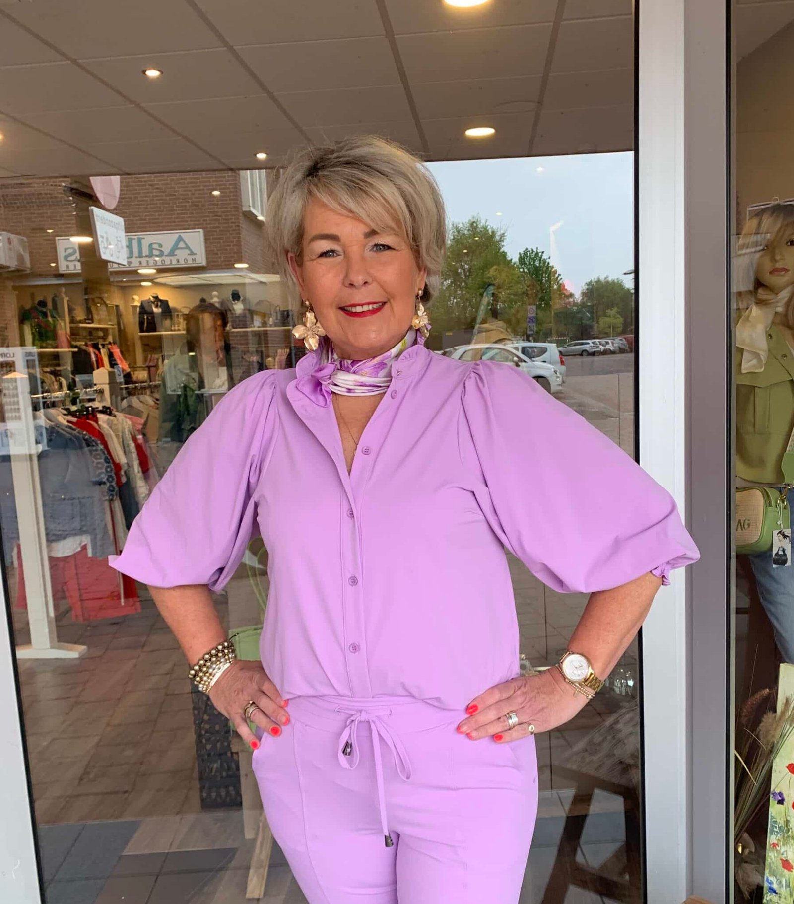 Blouse Mea Mi Piace Lilac