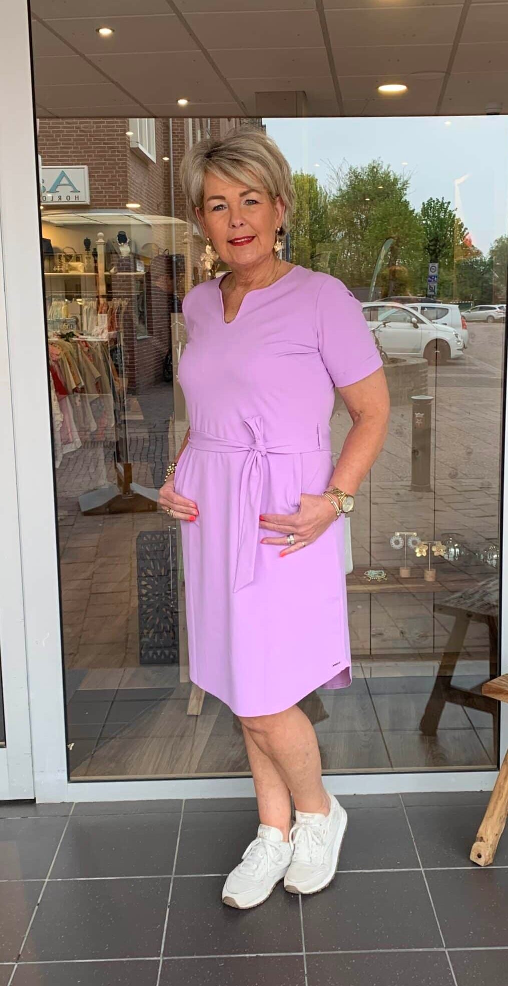 Jurk Belle Mi Piace Lilac