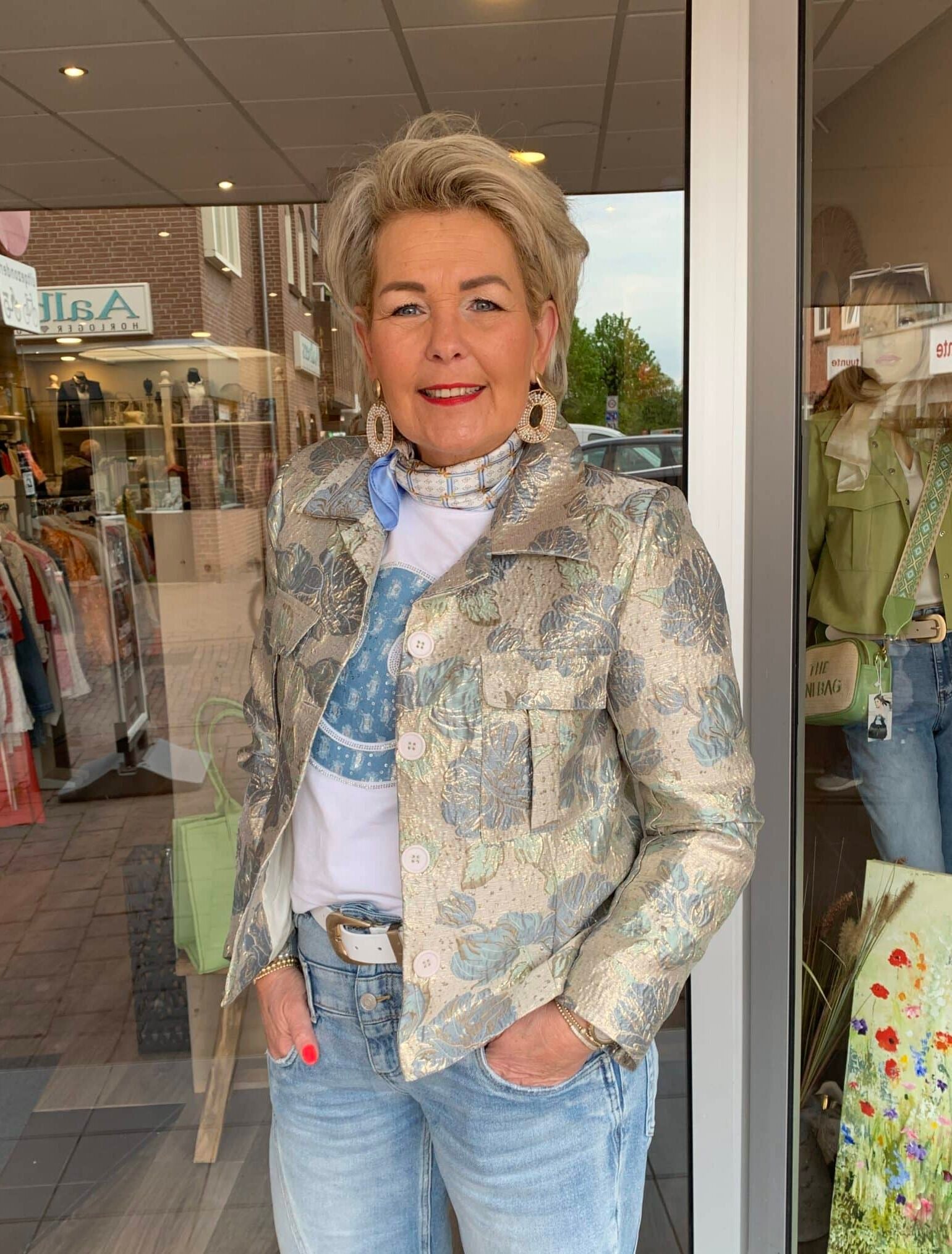 Jacket Flor Shine