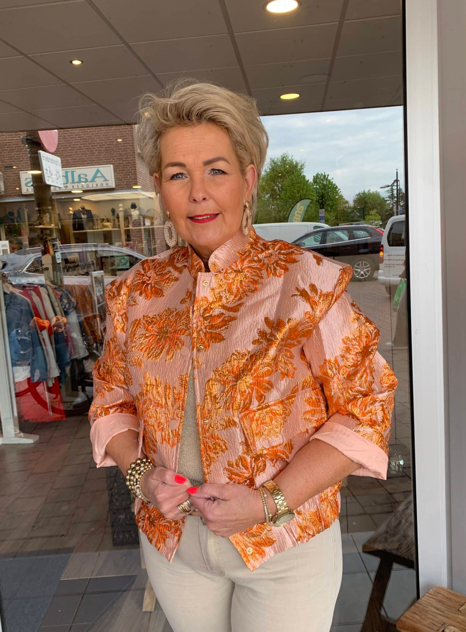 Bomberjacket Ivy Oranje