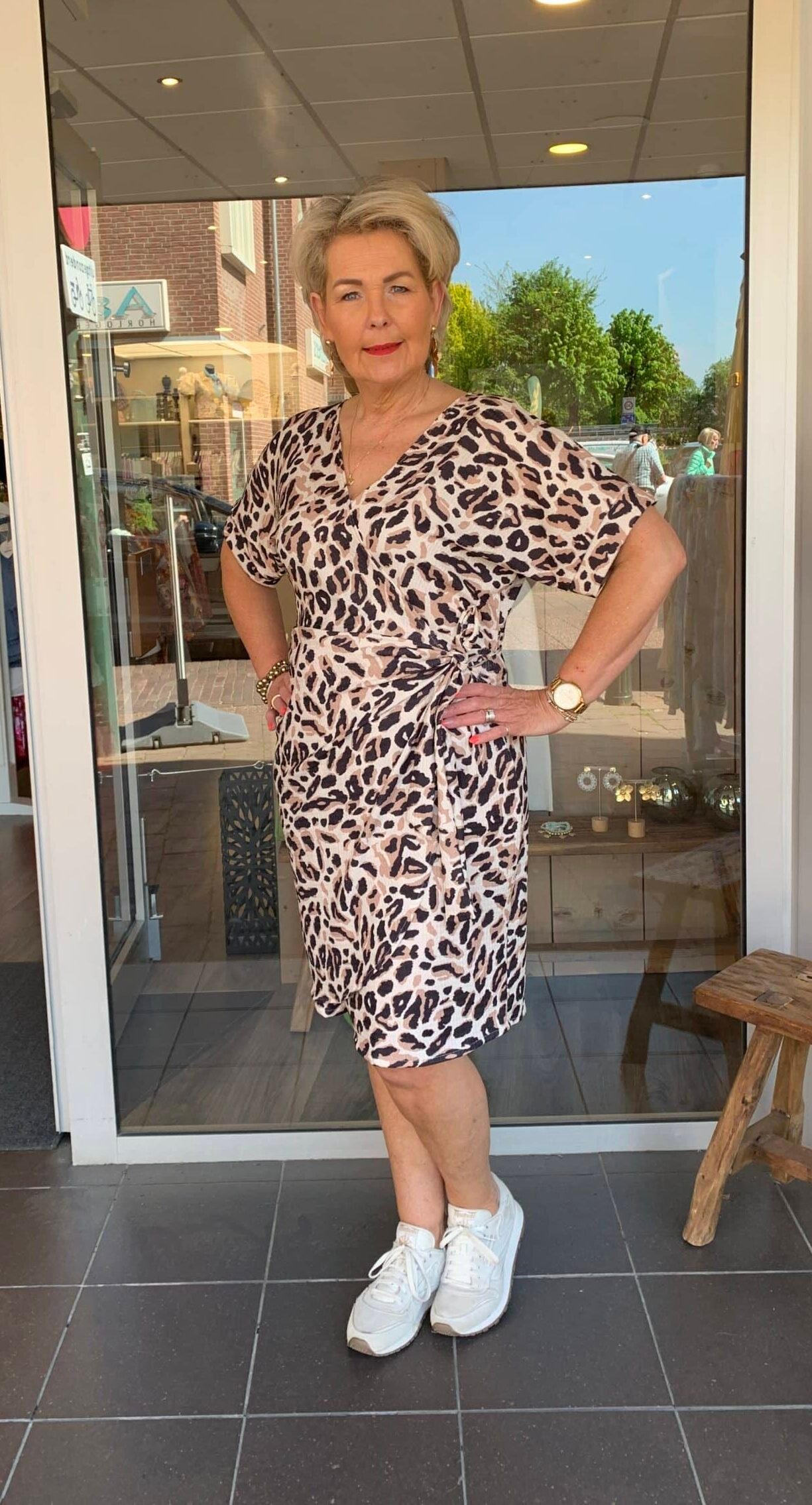 Dress Overslag Panter