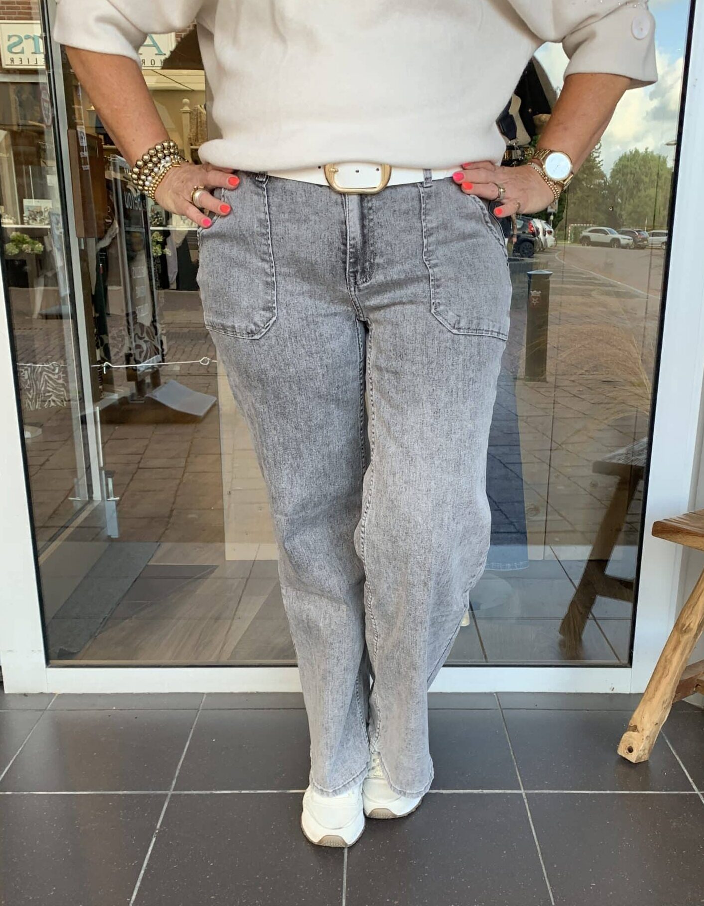 Toxik Wide Leg Puk Grey