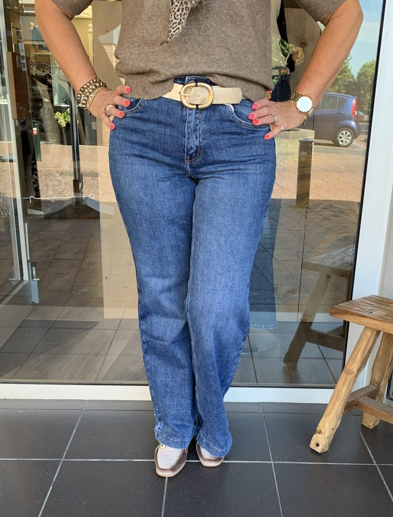 Jewelly Jeans Wide Leg Elke