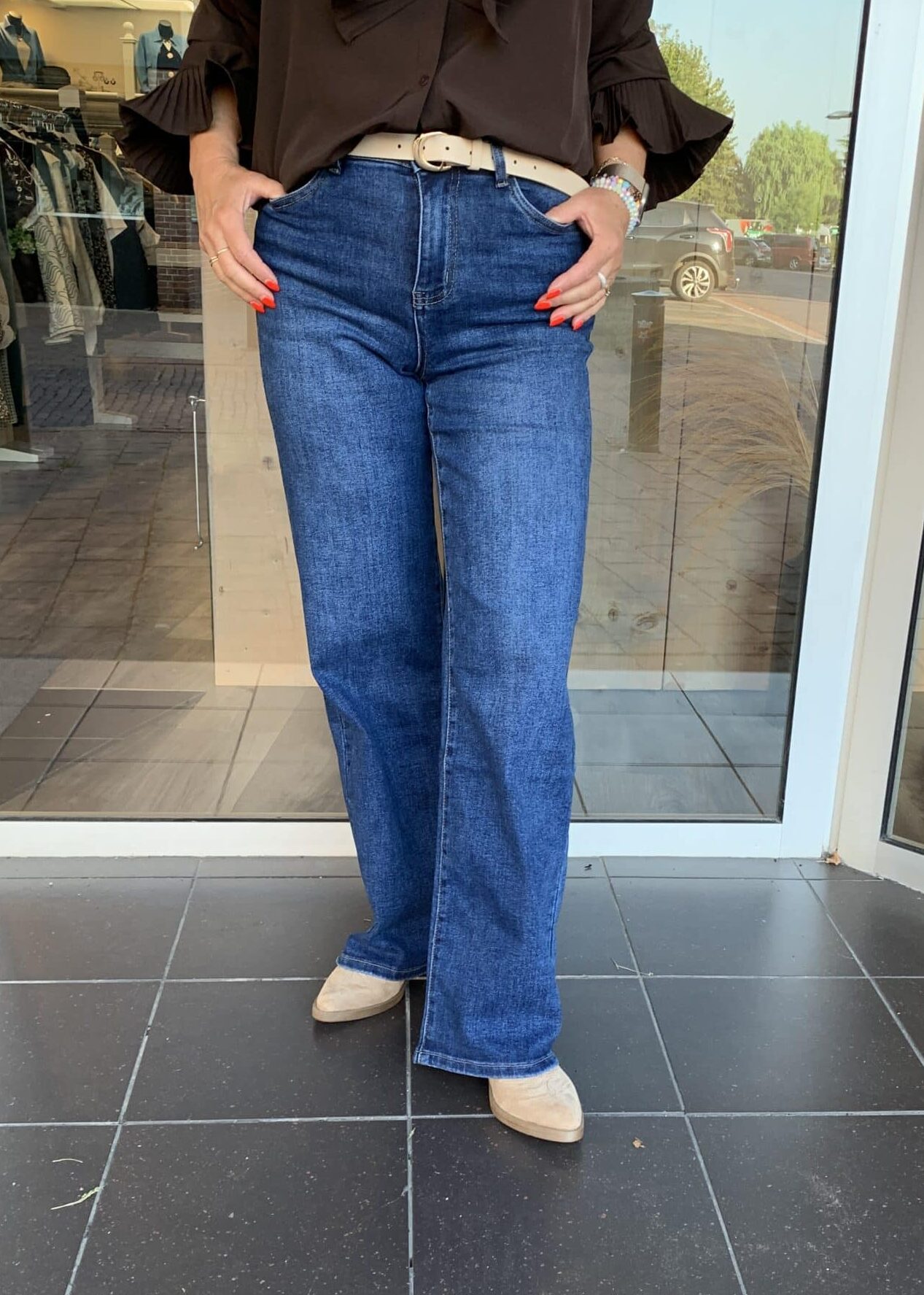 Broek Wide leg Gaby Jeans