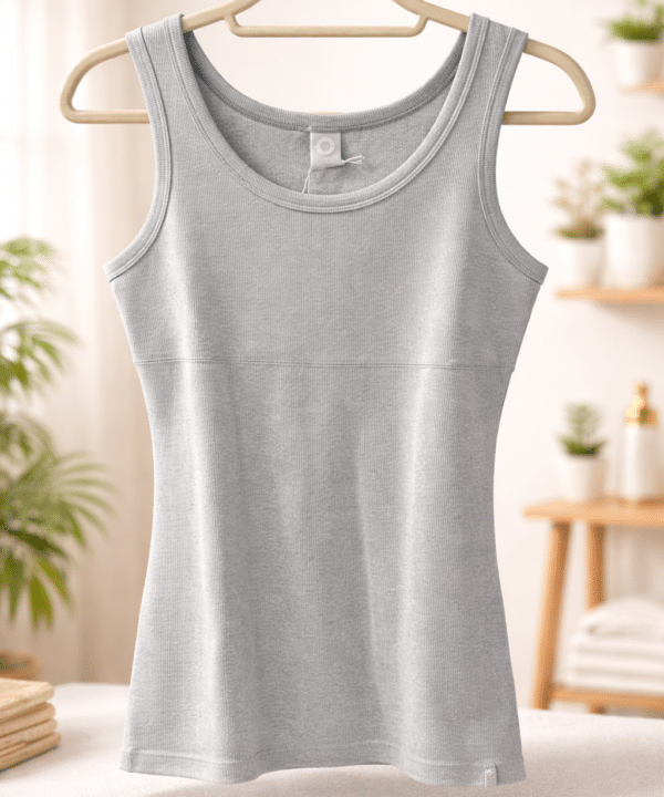 Tanktop Olivia Cup of Joe Light Silver