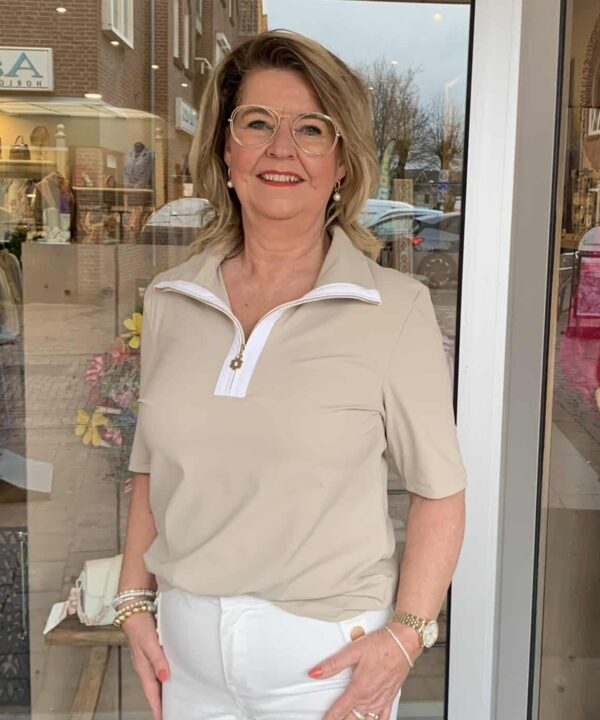 Top Triple Nine Zita Beige