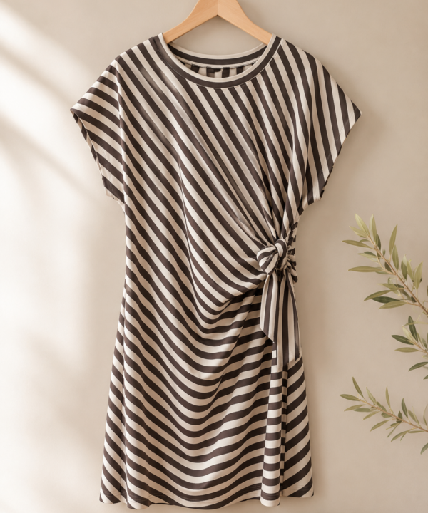 Dress Stripes Tied Knot