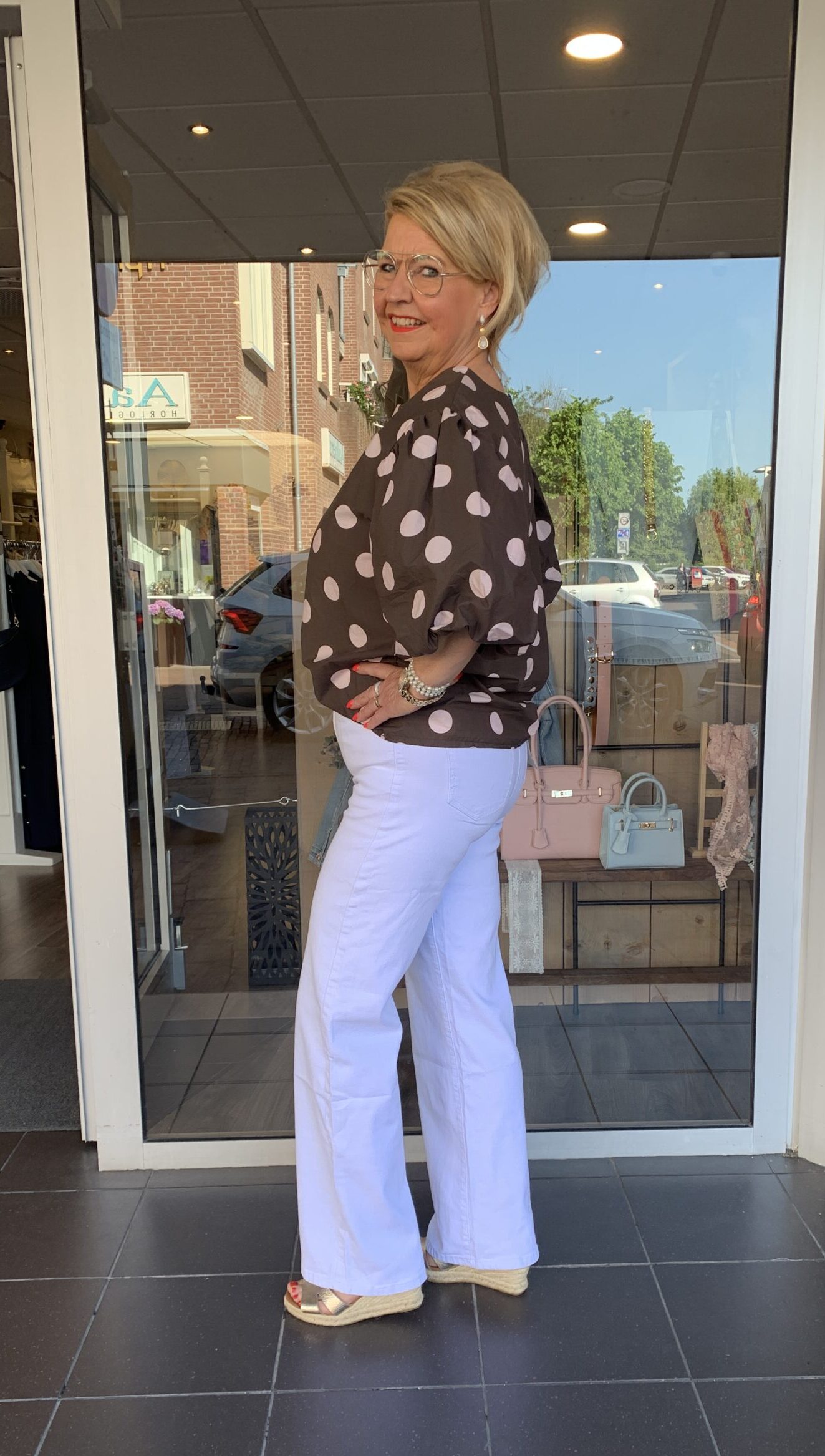 Jeans Wide Leg Jane White - Afbeelding 2