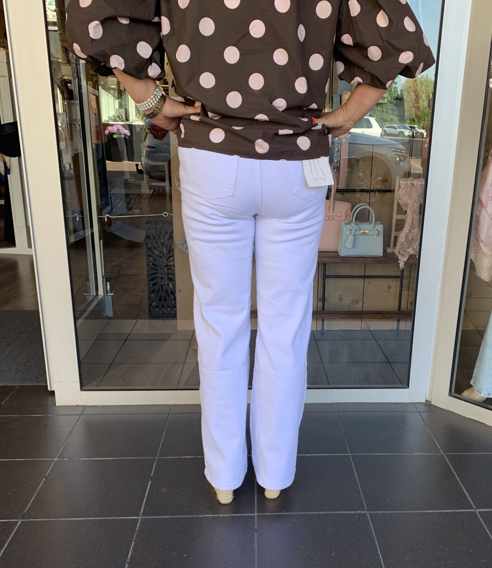Jeans Wide Leg Jane White - Afbeelding 3
