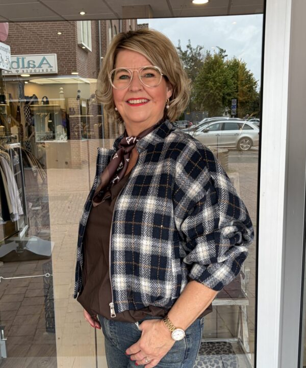 Jacket Plaid Sparkle